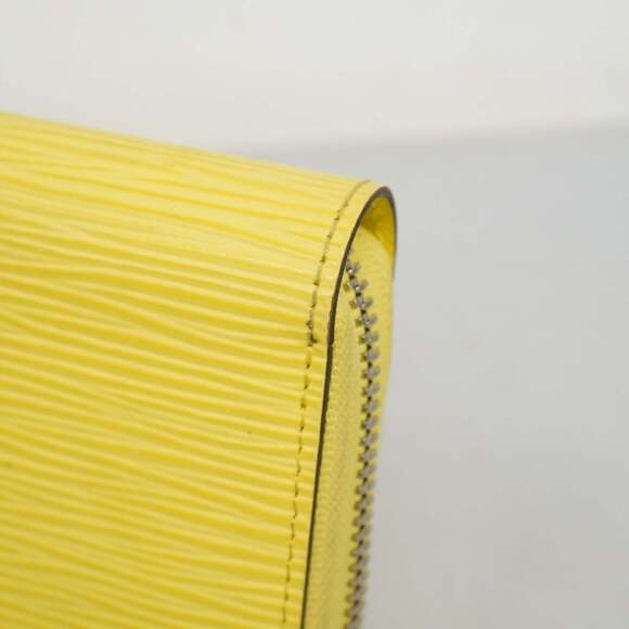Louis Vuitton Epi Zippy Wallet M83040 Smiley Yellow Women's P2083959